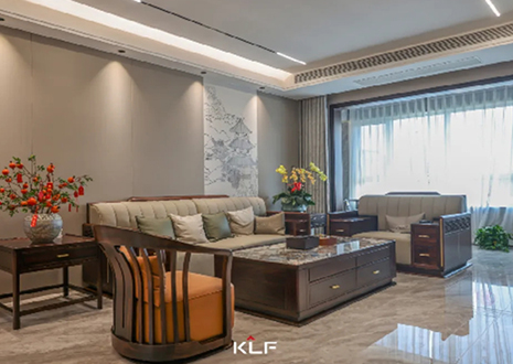 KLF全屋記 | 138㎡現(xiàn)代新中式之家，勾勒古典國風(fēng)雅韻